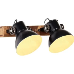 Clearance vidaXL Industriell vägglampa 45x25 cm E27 Svart