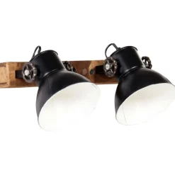 Clearance vidaXL Industriell vägglampa 45x25 cm E27 Svart