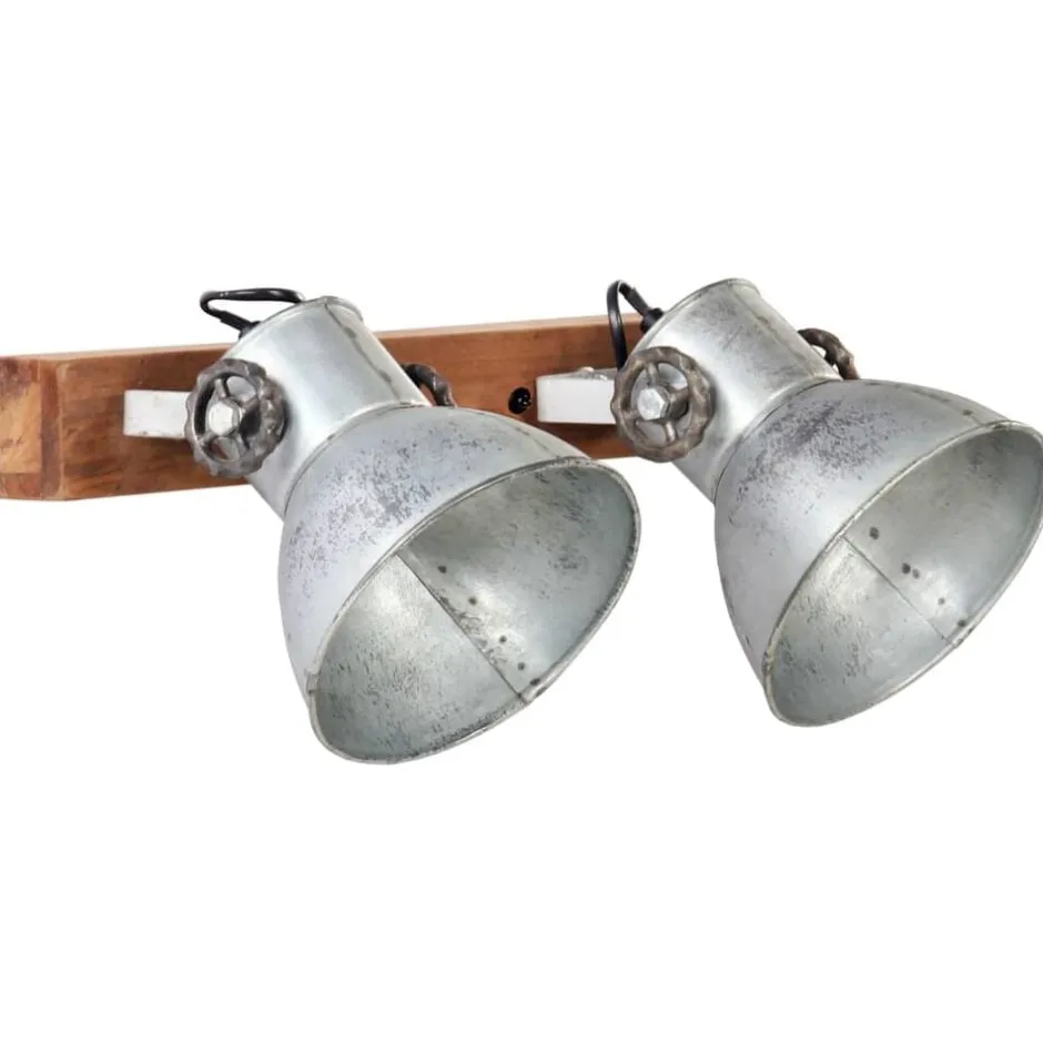 Sale vidaXL Industriell vägglampa 45x25 cm E27 Silver