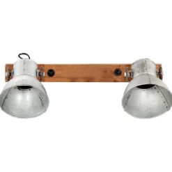 Sale vidaXL Industriell vägglampa 45x25 cm E27 Silver
