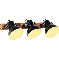 vidaXL Industriell vägglampa svart 65x25 cm E27