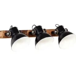 vidaXL Industriell vägglampa svart 65x25 cm E27