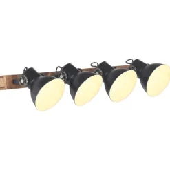 vidaXL Industriell vägglampa svart 90x25 cm E27
