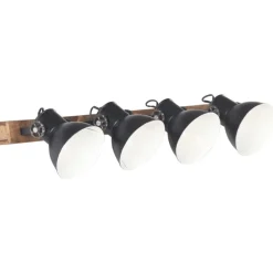 vidaXL Industriell vägglampa svart 90x25 cm E27