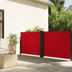 Outlet vidaXL Infällbar sidomarkis 100x600 cm Röd