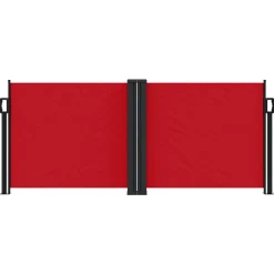 Outlet vidaXL Infällbar sidomarkis 100x600 cm Röd