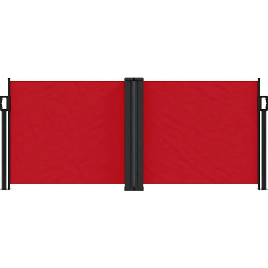 Outlet vidaXL Infällbar sidomarkis 100x600 cm Röd