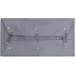vidaXL Innerfoder till trädgårdsvagn mörkgrå 81x41x21 cm tyg