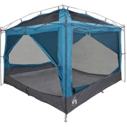 vidaXL Inre Tält 7-Person med tak Blå och grå 300 x 300 x 250 cm