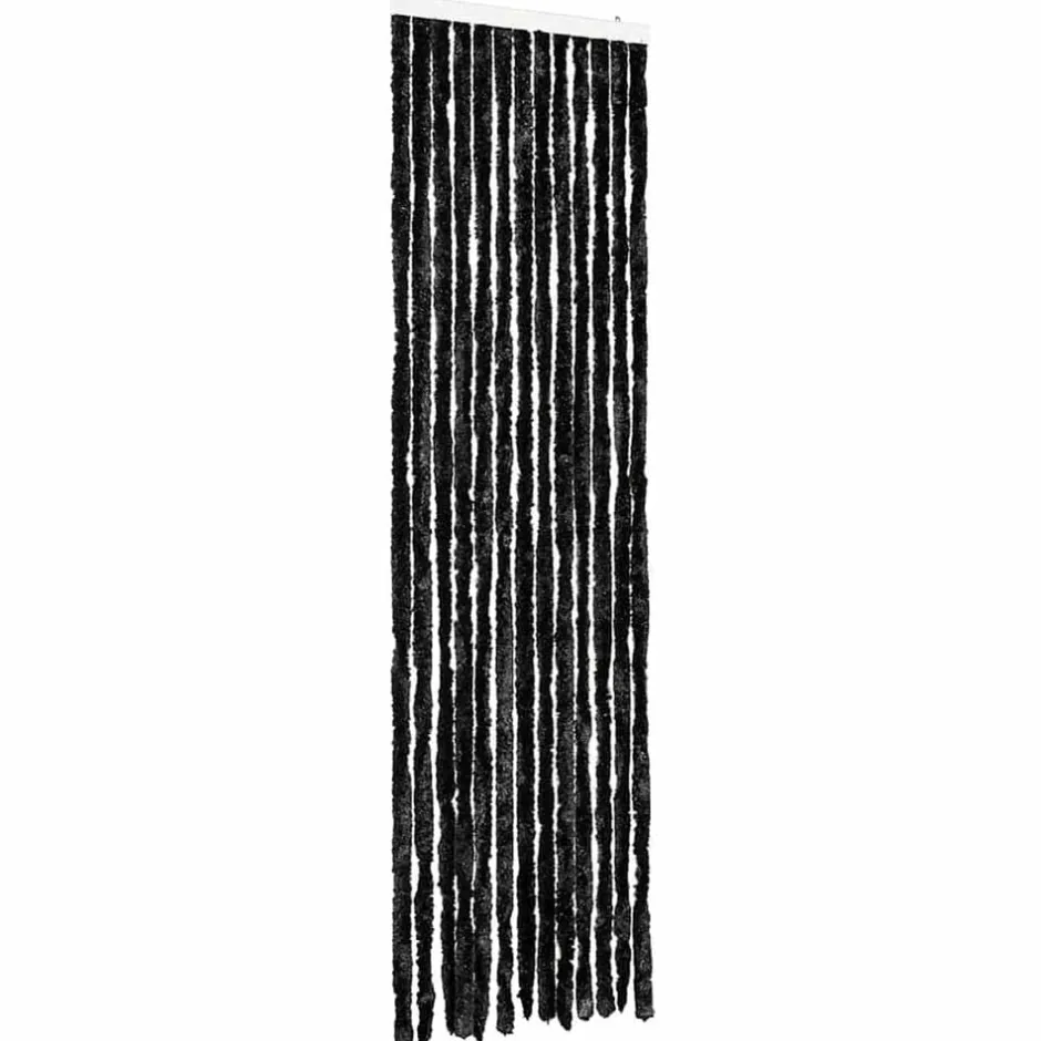 Outlet vidaXL Insektsdraperi 56x185 cm chenille Antracit