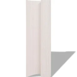 vidaXL Insynsskydd 90x300 cm vit