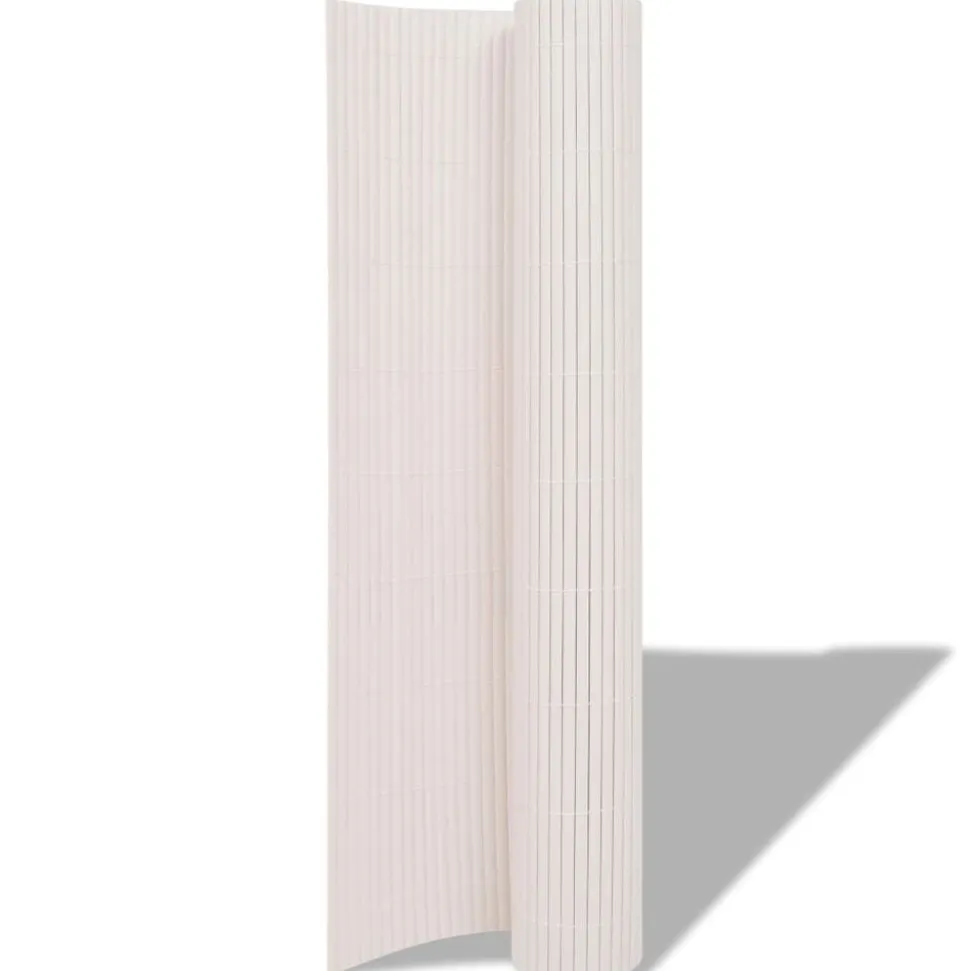 vidaXL Insynsskydd 90x300 cm vit