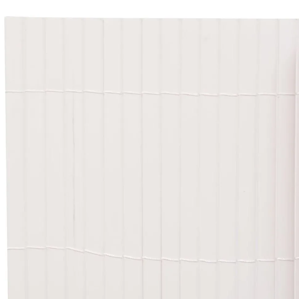 vidaXL Insynsskydd 90x300 cm vit