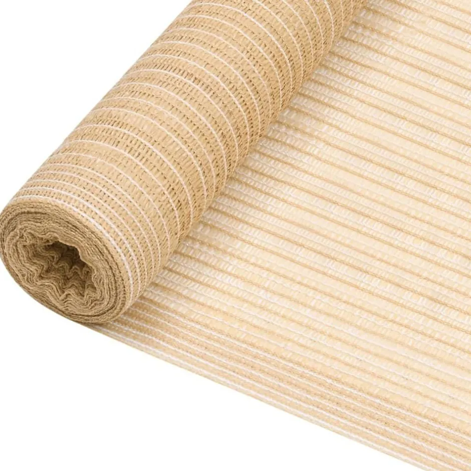 Clearance vidaXL Insynsskyddsnät 1x10 m HDPE 75 g/m² Beige