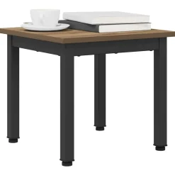 Outlet vidaXL Kaffeebord 40 x 40 x 36 cm Konstruerat trä artisan ek