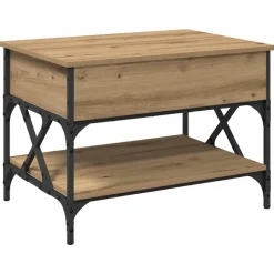 Discount vidaXL Kaffeebord 70x50x50cm Konstruerat trä artisan ek