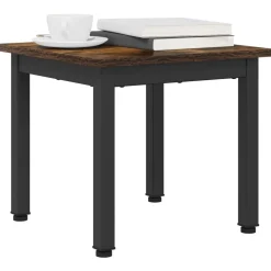 vidaXL Kaffeebord Rökek 40 x 40 x 36 cm Konstruerat trä