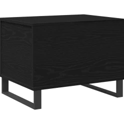 vidaXL Kaffeebord Svart Ek 60 x 44,5 x 45 cm
