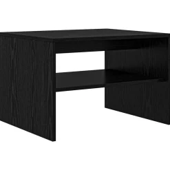 vidaXL Kaffeebord Svart Ek 60 x 50 x 40 cm Konstruerat trä