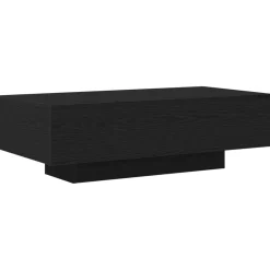 vidaXL Kaffeebord Svart Ek 100 x 49,5 x 31 cm Konstruerat trä