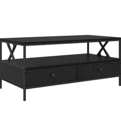 Online vidaXL Kaffeebord 100 x 51 x 45 cm Konstruerat trä Svart ek