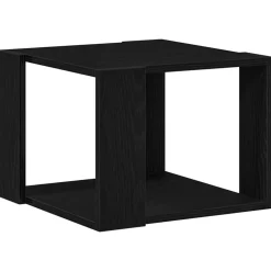 vidaXL Kaffeebord Svart Ek 40 x 40 x 30 cm Konstruerat trä