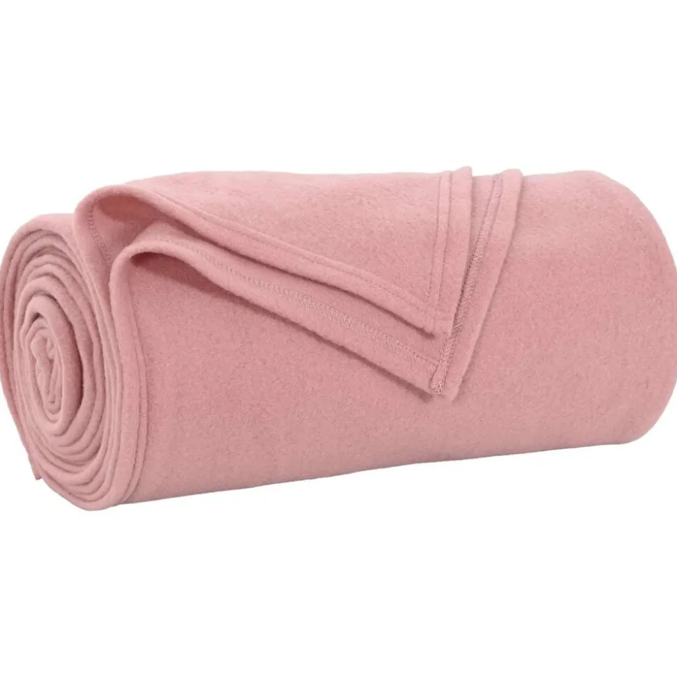 vidaXL Kastfilt Rosa 170 x 130 cm Fleece