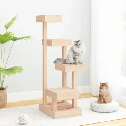 vidaXL Kattmöbel 45,5x49x103 cm massiv furu