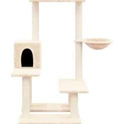 Clearance vidaXL Katträd med klöspelare sisal gräddvit 94,5 cm Kräm
