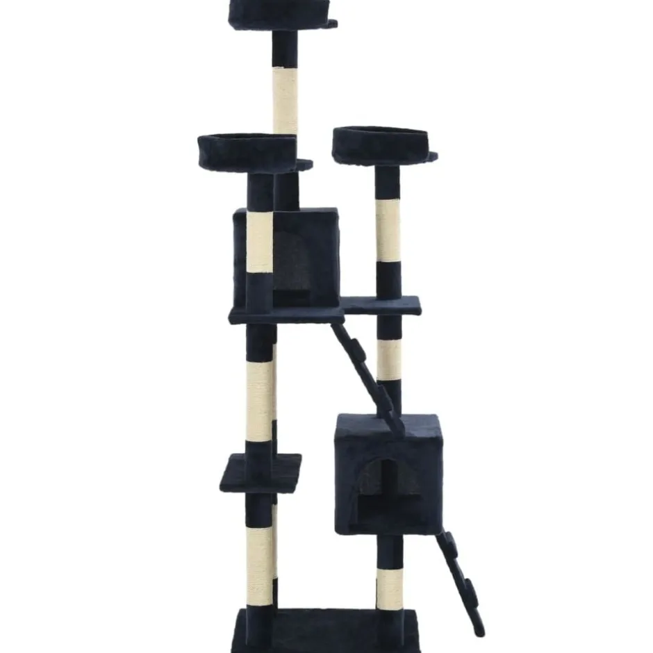 Outlet vidaXL Katträd med klöspelare i sisal 170 cm Blå