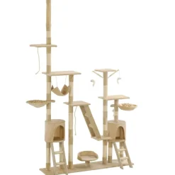 Online vidaXL Katträd med klöspelare i sisal 230-250 cm Beige