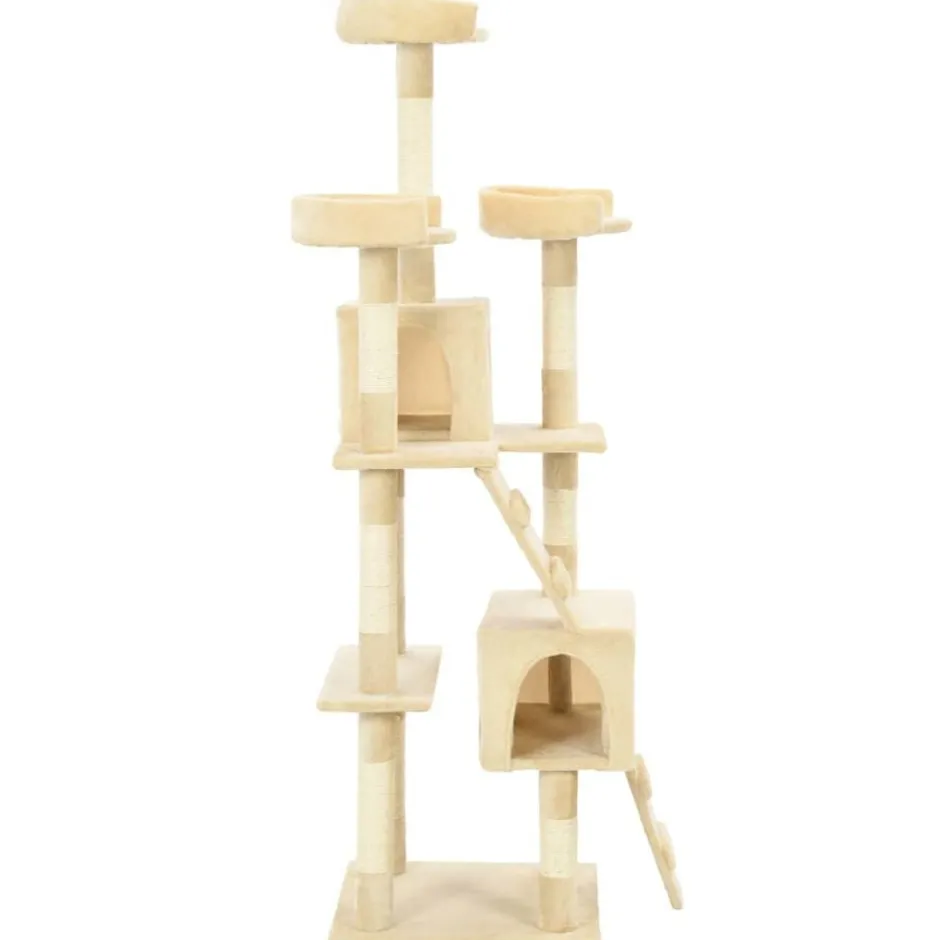Sale vidaXL Katträd med klöspelare i sisal 170 cm Beige