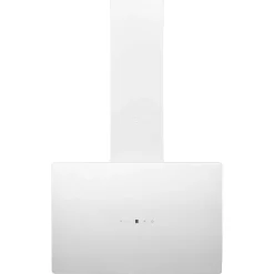 vidaXL Köksfläkt 60 cm stål och härdat glas vit