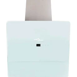 vidaXL Köksfläkt härdat glas 600 mm vit