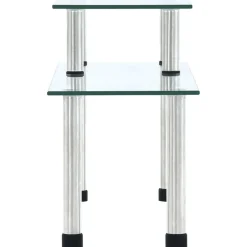 New vidaXL Kökshylla 45x16x26 cm härdat glas Transparent
