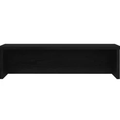 vidaXL Köksställ stapelbara svart 50x15x16 cm konstruerat trä