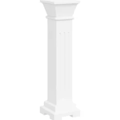 New vidaXL Klassisk blompelare MDF Vit