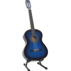 vidaXL Klassisk gitarr 12 delar blå 4/4 39"