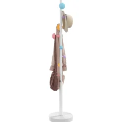 New vidaXL Klädställning 172 cm pulverlackerat järn Vit