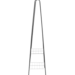 vidaXL Klädställning 59x35x150 cm svart