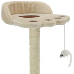 vidaXL Klösträd med sisalpelare 40 cm beige och brun