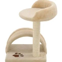 vidaXL Klösträd med sisalpelare 40 cm beige och brun