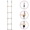 vidaXL Klätterstege med 5 stegpinnar 210 cm massiv furu