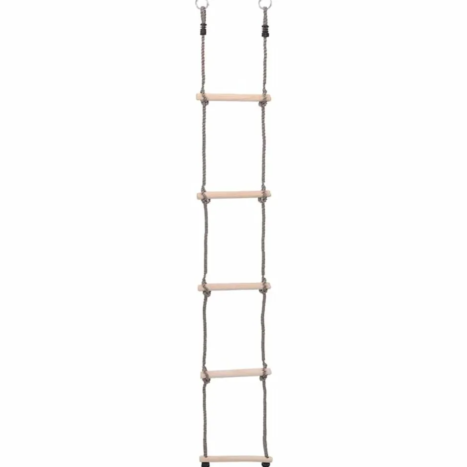 vidaXL Klätterstege med 5 stegpinnar 210 cm massiv furu