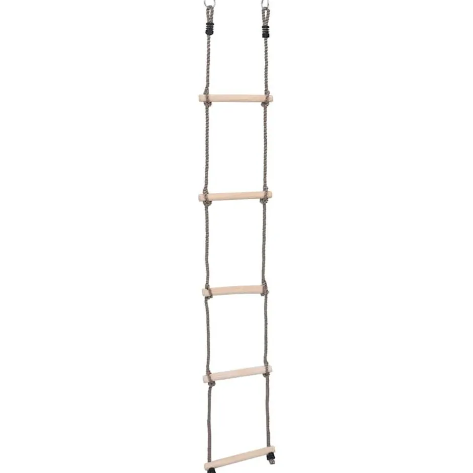 vidaXL Klätterstege med 5 stegpinnar 210 cm massiv furu