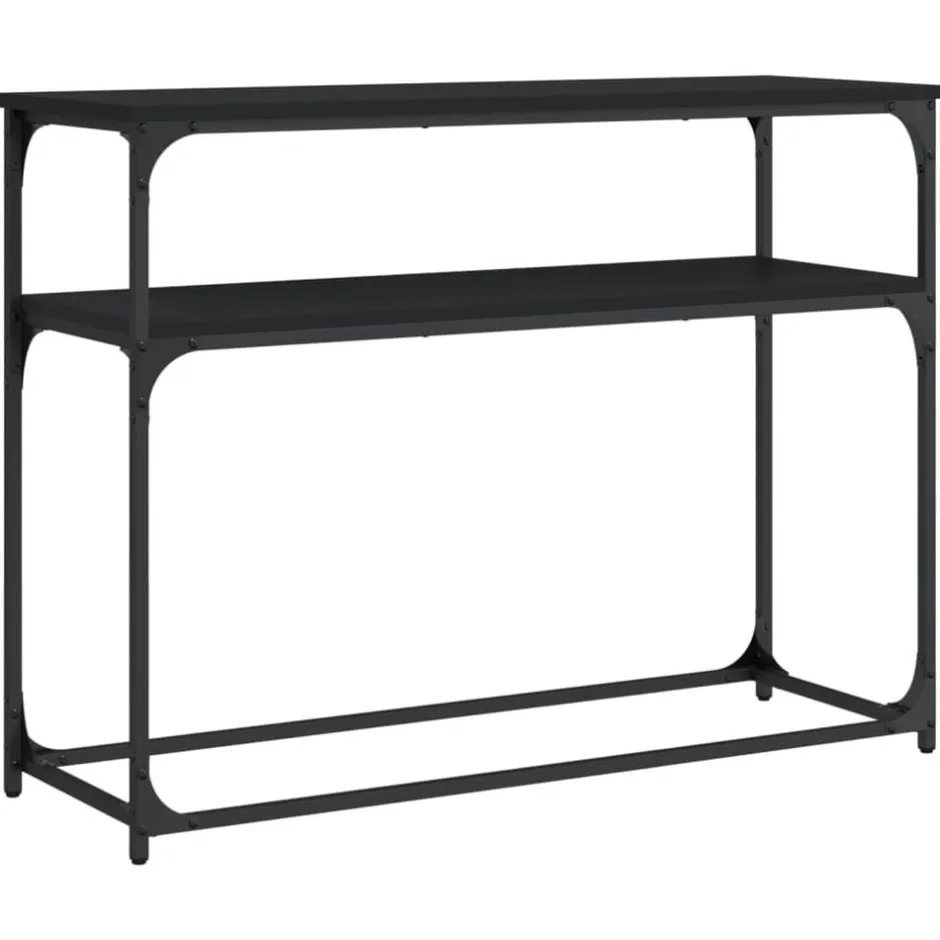 Hot vidaXL Konsolbord 100x35,5x75 cm konstruerat trä Svart