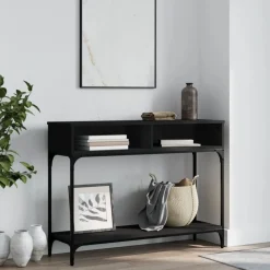 Sale vidaXL Konsolbord 100x30,5x75 cm konstruerat trä Svart