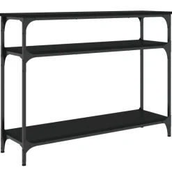 Discount vidaXL Konsolbord 100x29x75 cm konstruerat trä Svart