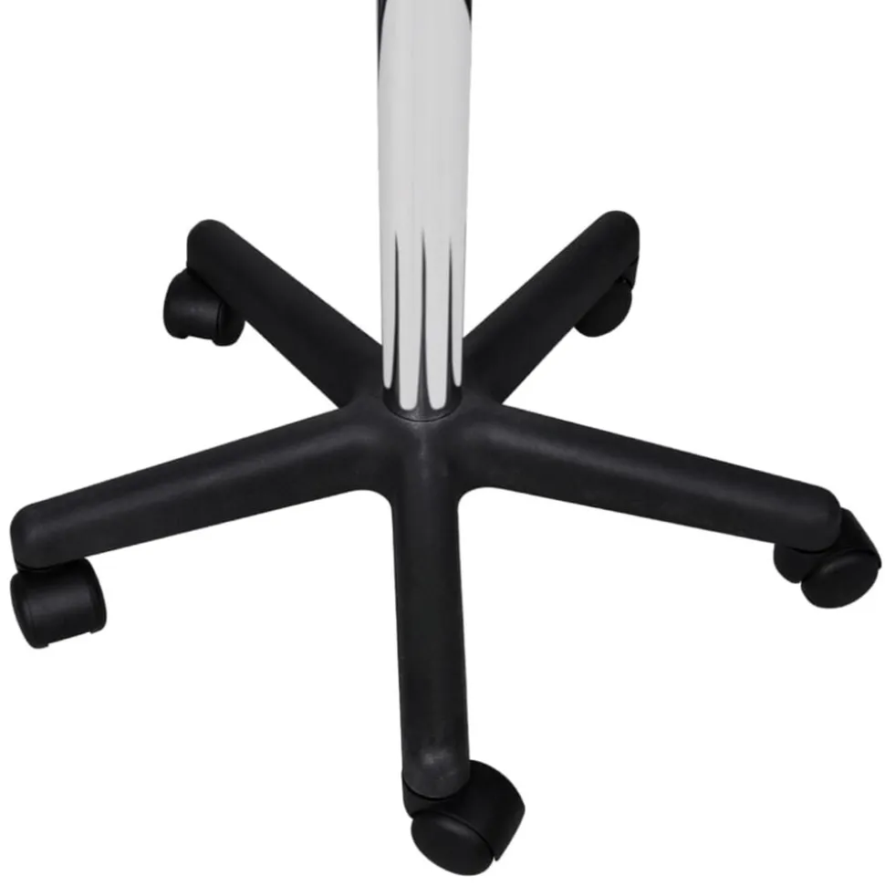 vidaXL Kontorspall vit