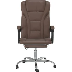 Discount vidaXL Kontorsstol konstläder Brun